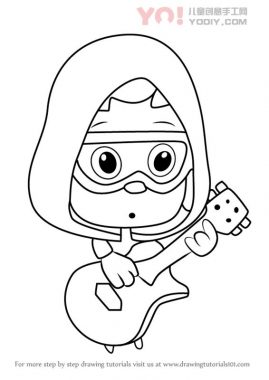 学习如何在泡沫突出的Guppy下绘制（泡罩Guppies）-优优资源