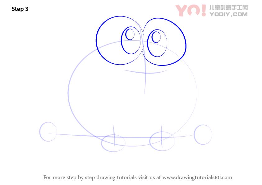 图片[4]-学习如何从养饲料（养料夫利）绘制果冻-YO儿童创意手工网