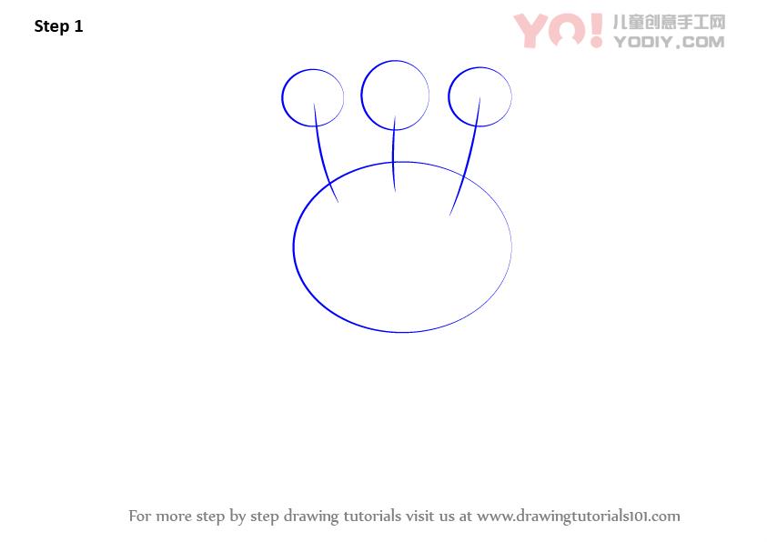 图片[2]-了解如何从养兽人（养家糊日）绘制三个头鸟-YO儿童创意手工网