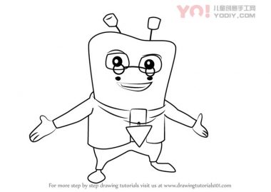 学习如何从Boboiboy（Boboiboy）绘制Bagi Gi-优优资源