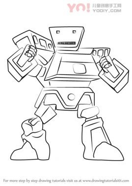 了解如何从Boboiboy（Boboiboy）绘制Sampahbot-优优资源