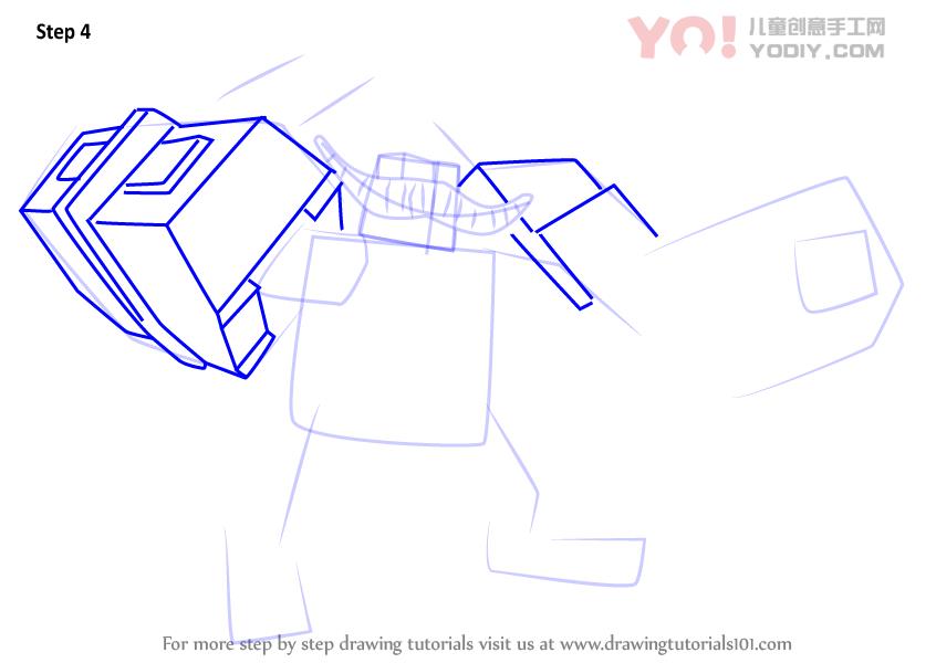 图片[5]-了解如何从Boboiboy（Boboiboy）绘制Megabot Scambot-YO儿童创意手工网