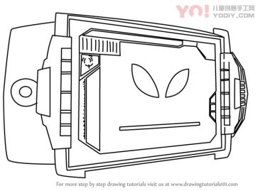 学习如何从Boboiboy绘制计算机男性（Boboiboy）-优优资源