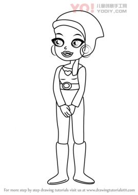 了解如何从Boboiboy绘制妈妈Zila（Boboiboy）-优优资源