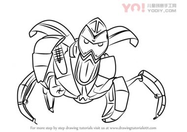 了解如何从Boboiboy（Boboiboy）绘制klamkabot-优优资源