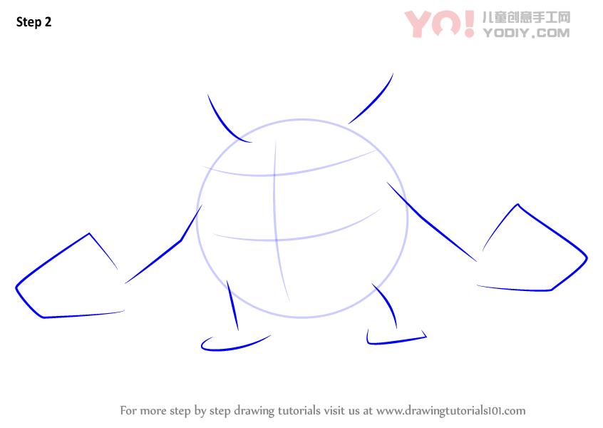 图片[3]-了解如何从Boboiboy绘制Lahap（Boboiboy）-YO儿童创意手工网