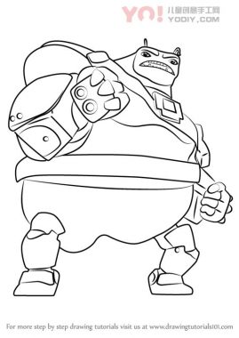 了解如何从Boboiboy绘制Gaga Naz（Boboiboy）-优优资源