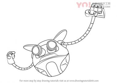 学习如何从Boboiboy绘制Ochobot（Boboiboy）-优优资源