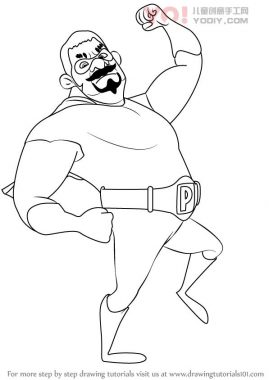 了解如何从鲍巴贝里布（Boboiboy）绘制爸爸唑（Boboiboy）-优优资源