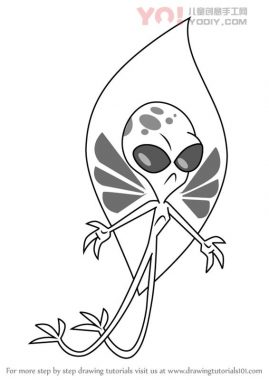 了解如何从总戏剧中绘制外星人Aka面孔镜（总戏剧）-优优资源