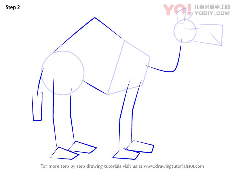 图片[3]-学习如何从戏剧中绘制骆驼（总戏剧）-YO儿童创意手工网