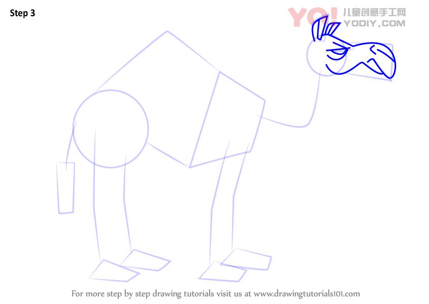 图片[4]-学习如何从戏剧中绘制骆驼（总戏剧）-YO儿童创意手工网