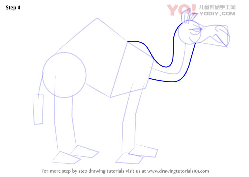 图片[5]-学习如何从戏剧中绘制骆驼（总戏剧）-YO儿童创意手工网