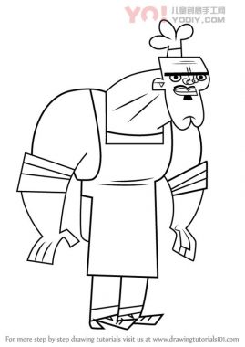 了解如何从总戏剧中绘制厨师斧头（总戏剧）-优优资源