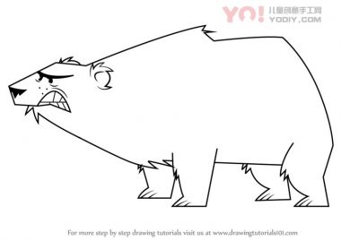 了解如何从总戏剧中绘制北极熊（总戏剧）-优优资源