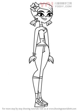 学习如何从戏剧中绘制Zoey（总戏剧）-优优资源