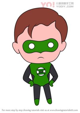 学习如何绘制赤壁绿灯（Chibi角色）-优优资源