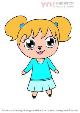 了解如何从Alvin和ChipMunks绘制Chibi Eleanor（Chibi角色）-优优资源