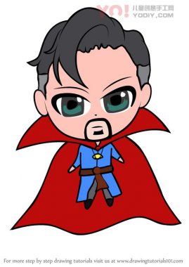 学习如何绘制奇怪的奇怪（Chibi角色）-优优资源