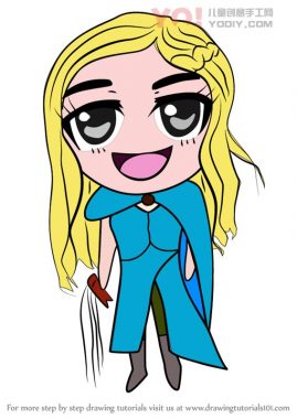 学习如何绘制赤壁衰落塔吉亚语（Chibi字符）-优优资源