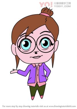 学习如何绘制Chibi Jeanette（Chibi角色）-优优资源