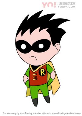 学习如何绘制Chibi Robin（Chibi角色）-优优资源