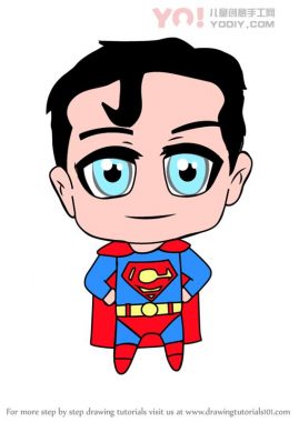 学习如何绘制赤壁超人（Chibi角色）-优优资源