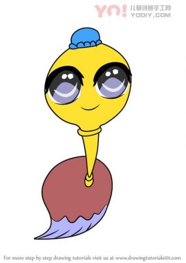 了解如何从美丽和野兽中绘制赤壁婴儿（Chibi角色）-优优资源