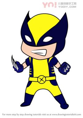 学习如何绘制Chibi X-Men（Chibi角色）-优优资源