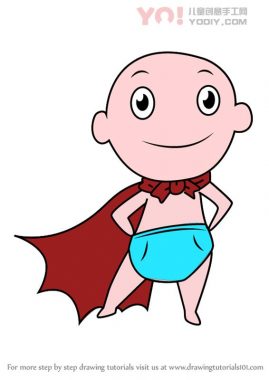 学习如何绘制Chibi Captain内裤（Chibi角色）-优优资源