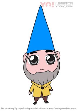 了解如何从Gnomeo和Juliet（Chibi角色）绘制Chibi Benny-优优资源