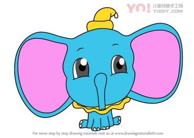 了解如何从Dumbo绘制Chibi Dumbo大象（Chibi字符）-优优资源