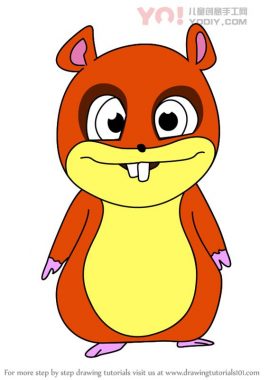 了解如何从螺栓绘制Chibi Rhino（Chibi字符）-优优资源