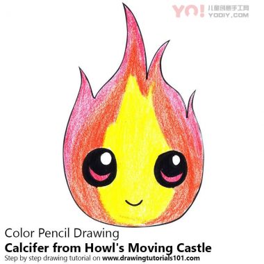 学习如何从Howl\'s＆＃39;移动城堡（Chibi角色）绘制Chibi Chapifer-优优资源