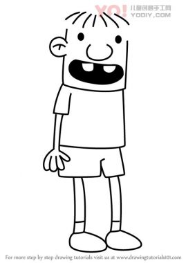 了解如何从懦弱的孩子的日记中绘制Rowley Jefferson（懦弱的孩子的日记）-优优资源