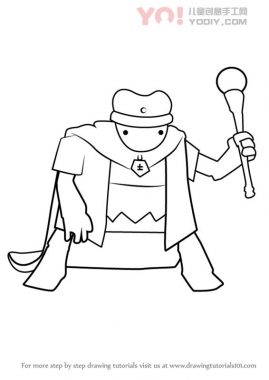 了解如何从Homestuck绘制Writ Keeper（Homestuck）-优优资源