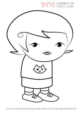了解如何从Homestuck绘制Roxy Lalonde（Homestuck）-优优资源