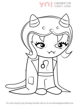 了解如何从Homestuck绘制Nepeta Leijon（Homestuck）-优优资源