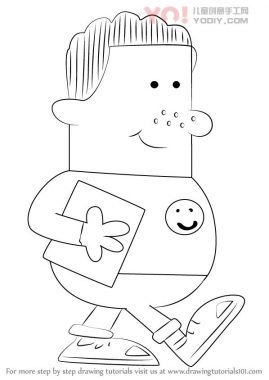 学习如何从大Nate绘制Chad AppleWhite（大Nate）-优优资源