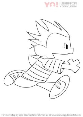 了解如何从Calvin和Hobbes绘制Calvin（Calvin和Hobbes）-优优资源