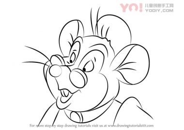 学习如何从美国尾巴（美国尾巴）绘制妈妈鼠标-优优资源