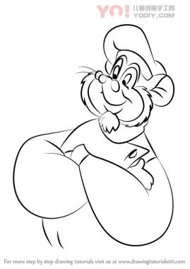 了解如何从美国尾巴（美国尾巴）绘制爸爸鼠标-优优资源