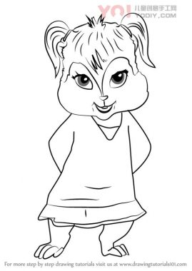 了解如何从Alvin和Chipmunks（Alvin和Chipmunks）绘制埃莉诺-优优资源