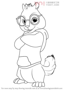 了解如何从Alvin和Chipmunks（Alvin和ChipMunks）绘制西蒙-优优资源