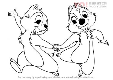 学习如何画芯片和戴尔（芯片＆＃39; n＆＃39; dale）-优优资源