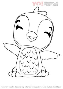 了解如何从孵出（孵化）中绘制咯咯的企鹅-优优资源