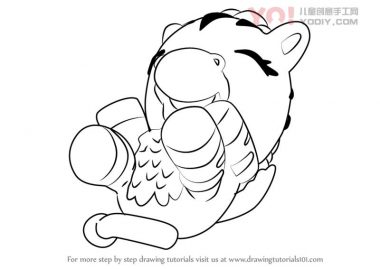 了解如何从孵化（孵化）绘制咯咯的斑马-优优资源