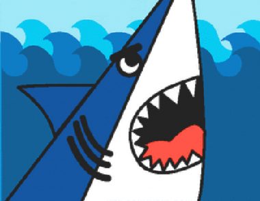 学习画简易儿童鲨鱼画-优优资源